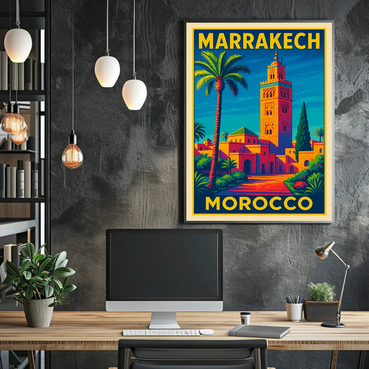 Marrakech Travel Poster