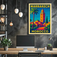 Marrakech Travel Poster