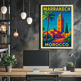 Marrakech Travel Poster