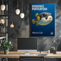 Dogface Pufferfish Poster PosterGoat