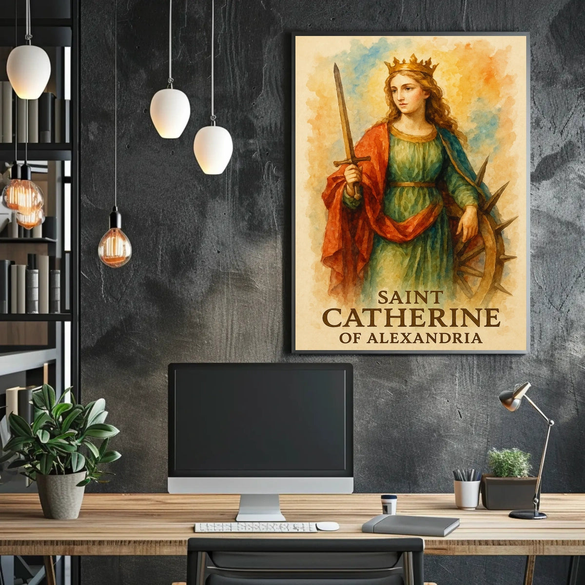 Saint Catherine of Alexandria Poster