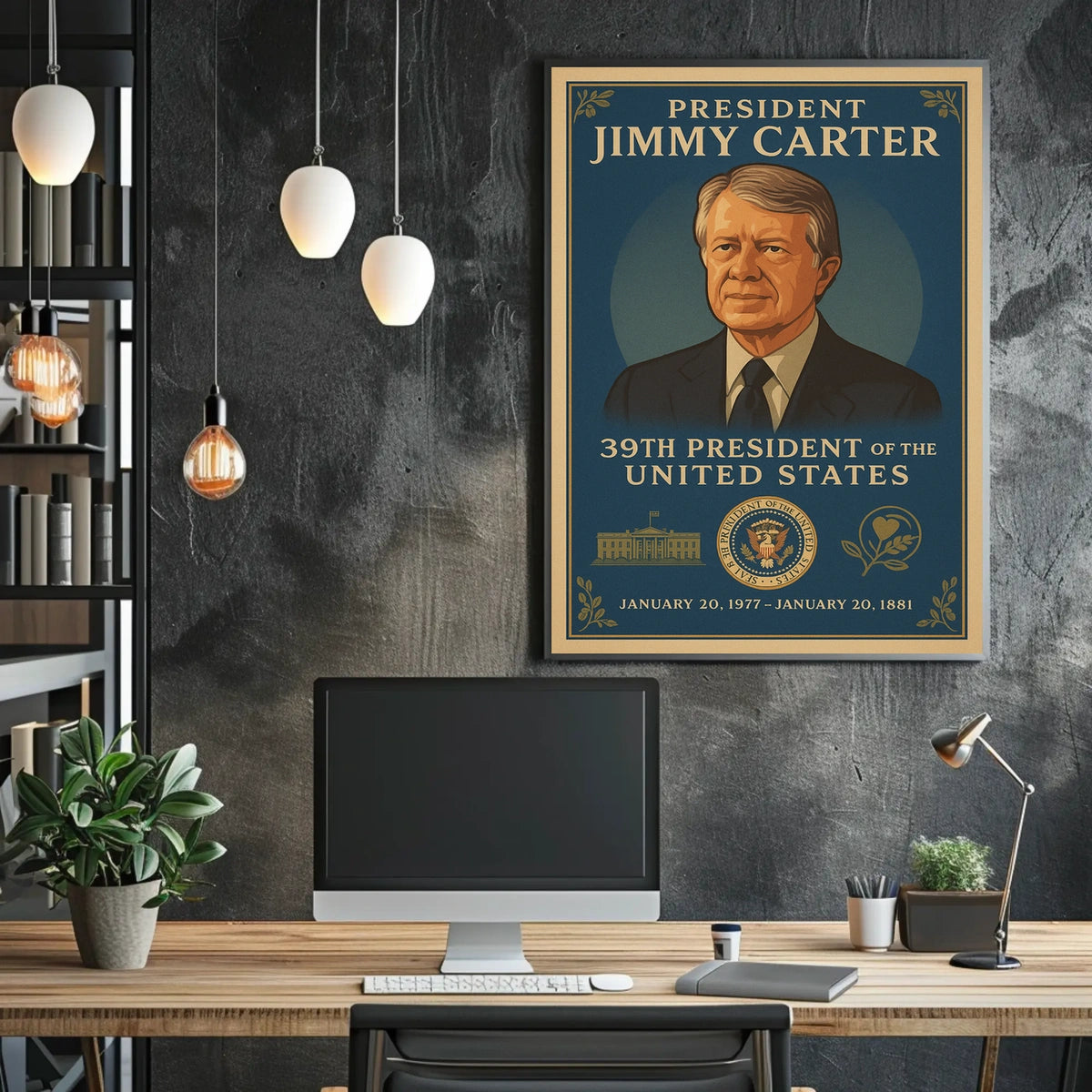 Jimmy Carter 39th President Poster