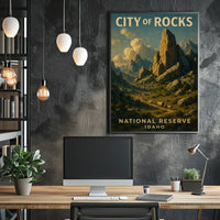 City Of Rocks National Reserve Poster