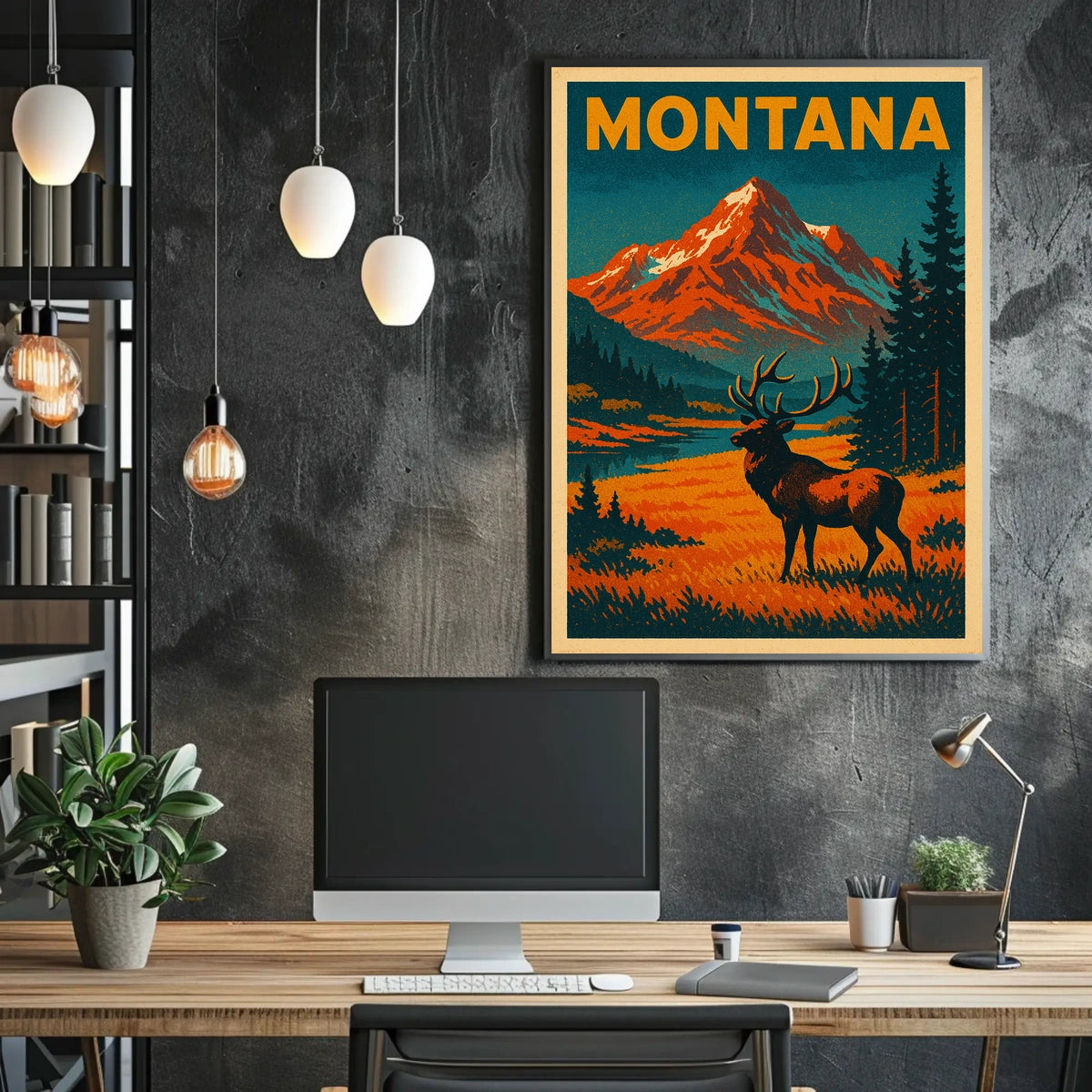 Montana Wilderness Poster