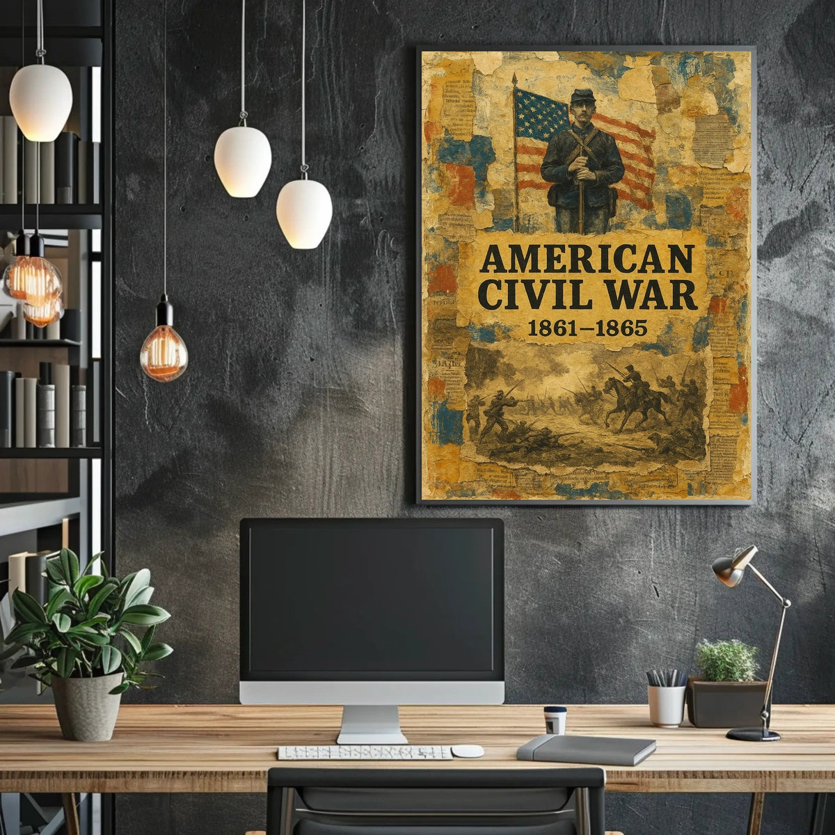 American Civil War 1861-1865 Poster