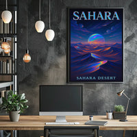Sahara Desert Enchantment Dreamlike Surreal Poster