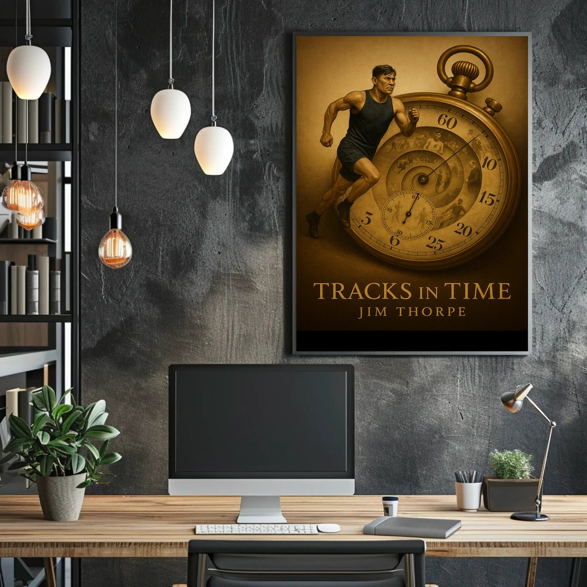 Tracks in Time Celebrating Jim Thorpe Poster