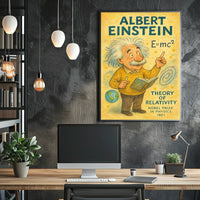 Albert Einstein Theory Of Relativity Poster