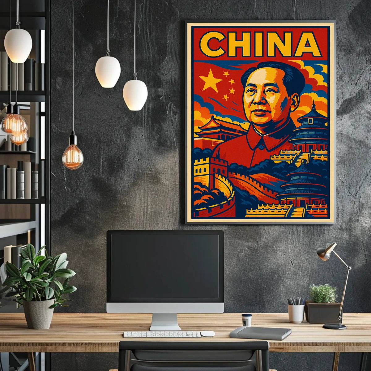 Iconic Leader Of China Poster