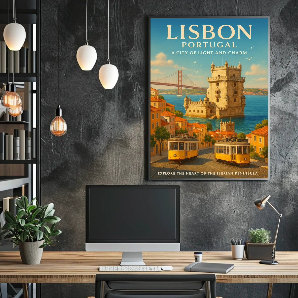 Lisbon, Portugal A City of Light and Charm Poster