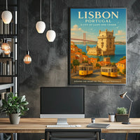 Lisbon, Portugal A City of Light and Charm Poster
