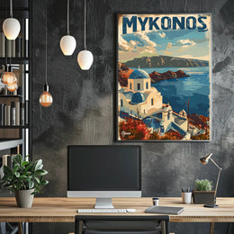 Scenic Mykonos Poster