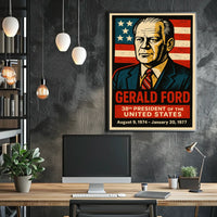 Gerald Ford 38th President Poster