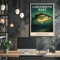 Largemouth Bass Poster PosterGoat