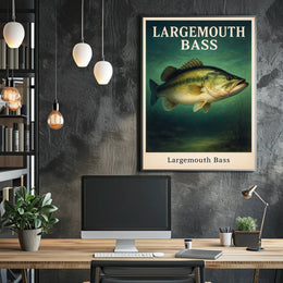 Largemouth Bass Poster PosterGoat