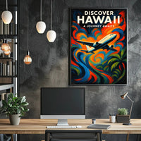 Discover Hawaii - A Journey Awaits Poster PosterGoat