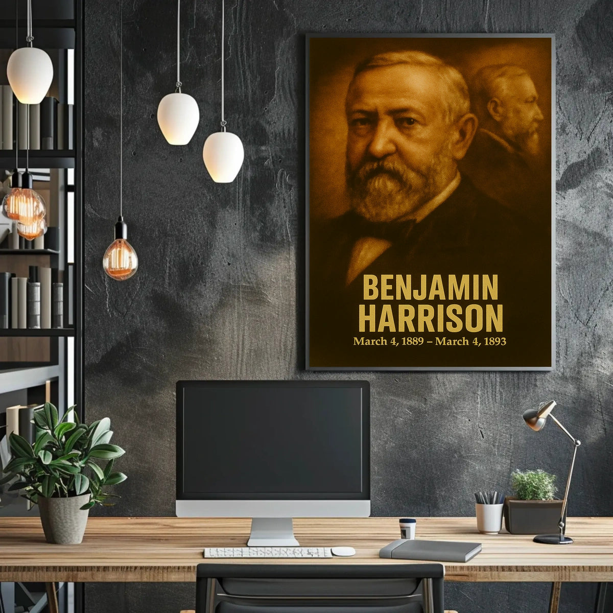 Benjamin Harrison Poster