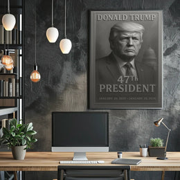 Donald Trump 47th President Poster
