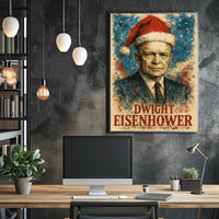 Dwight D. Eisenhower 34th President of the United States Christmas SeriesPoster