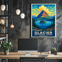 Glacier National Park Montana Poster