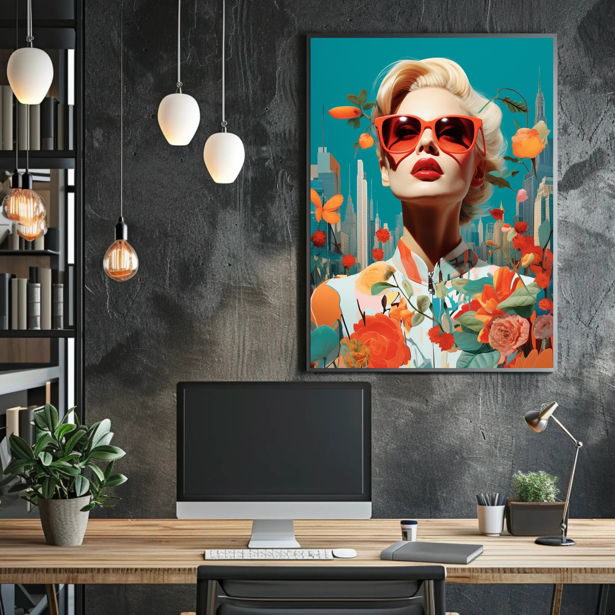 Urban Blossom Poster