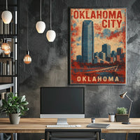 Oklahoma City Skyline Poster