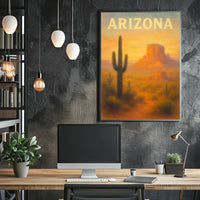 Arizona Desert Landscape Poster