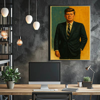 Mid-20th Century John F Kennedy Classic Portrait Poster