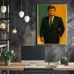 Mid-20th Century John F Kennedy Classic Portrait Poster
