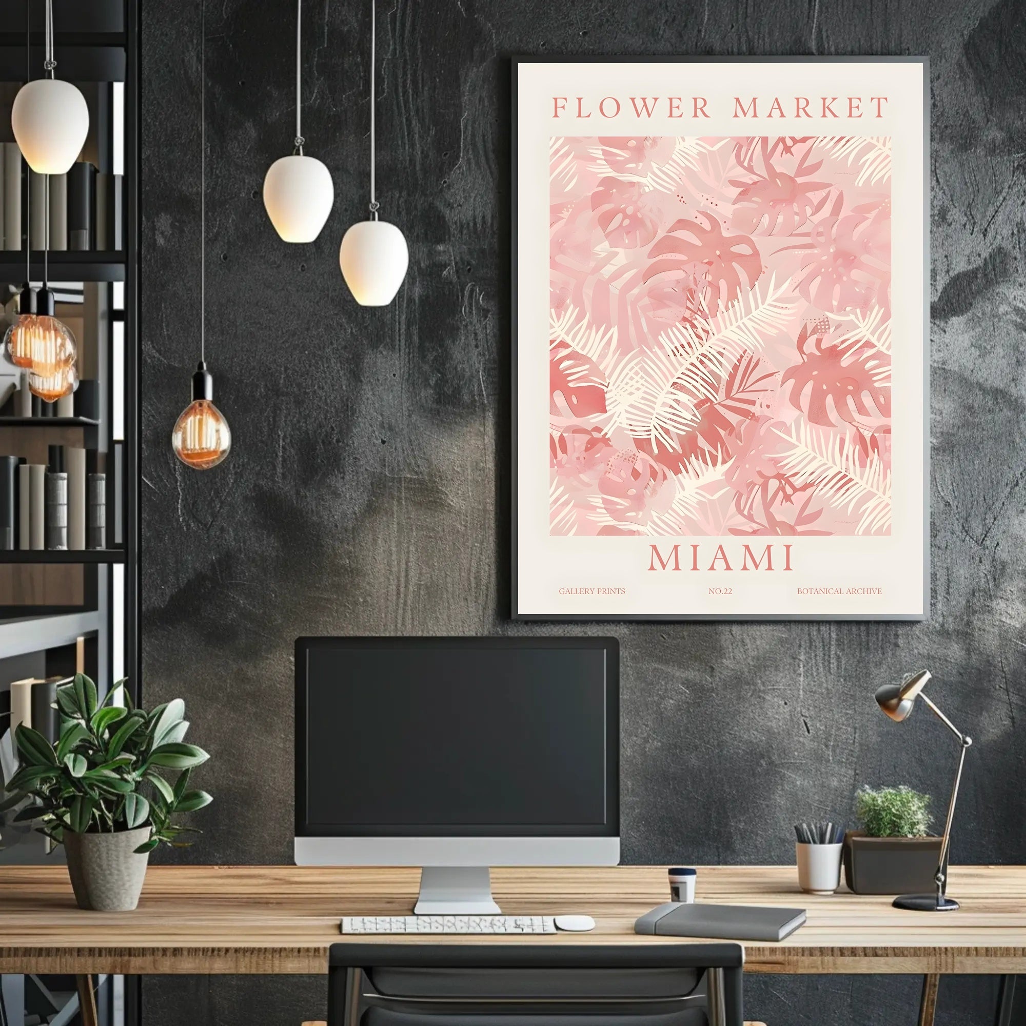 Flower Market Miami Poster