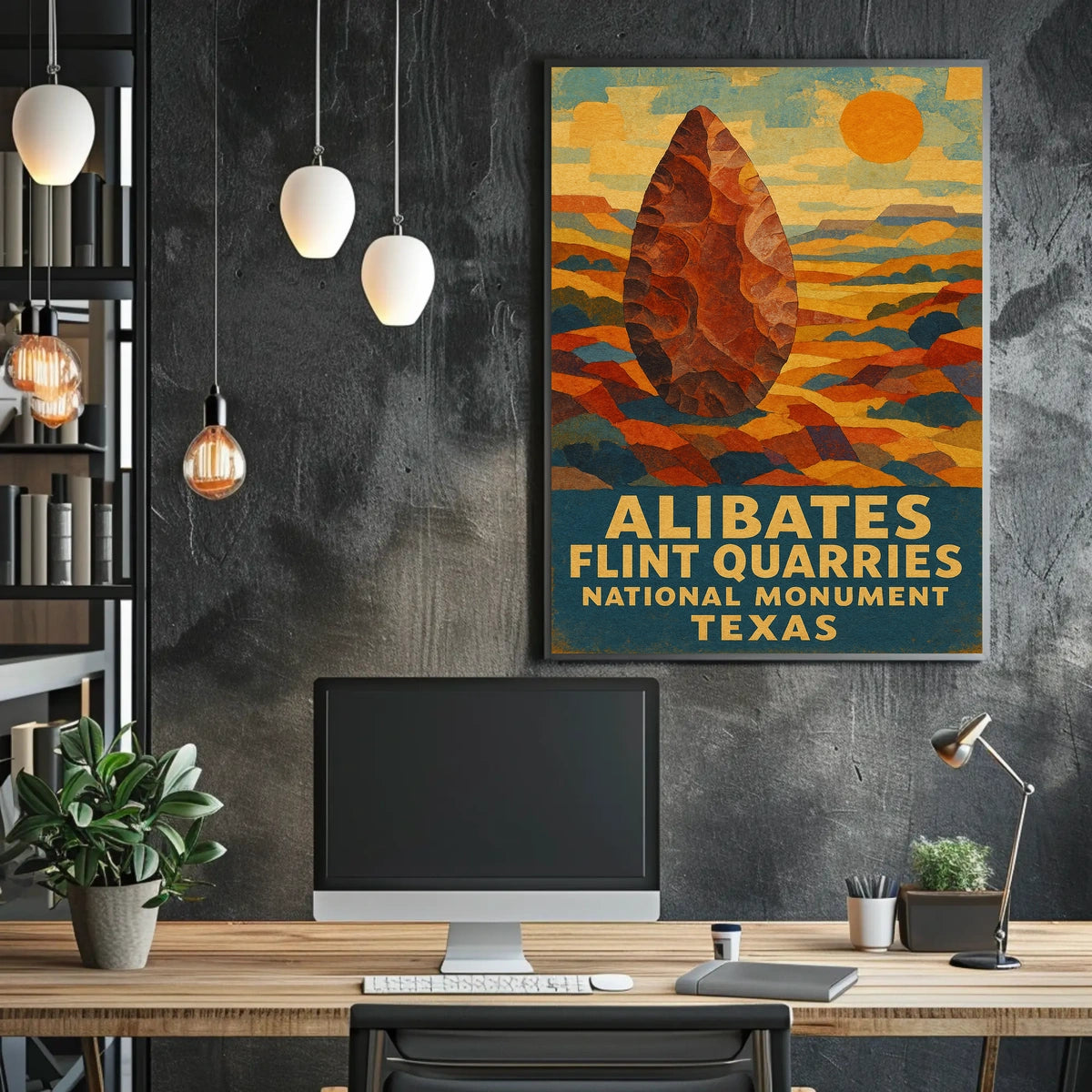 Alibates Flint Quarries National Poster