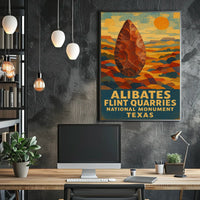 Alibates Flint Quarries National Poster