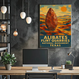 Alibates Flint Quarries National Poster