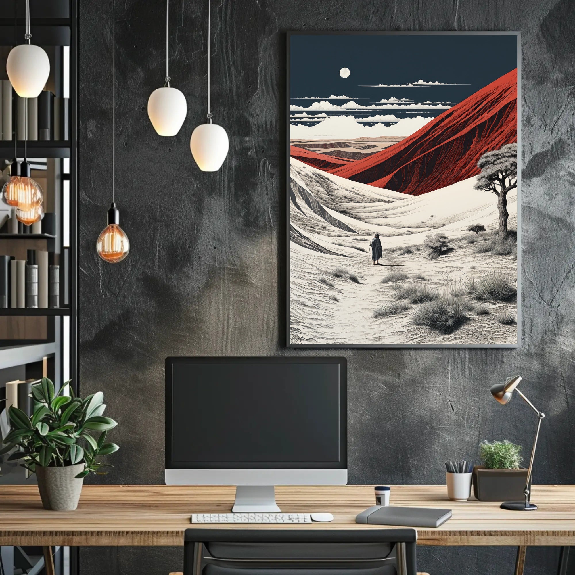 Desert Wanderer Poster