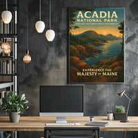 Acadia National Park Scenic Beauty Travel Poster