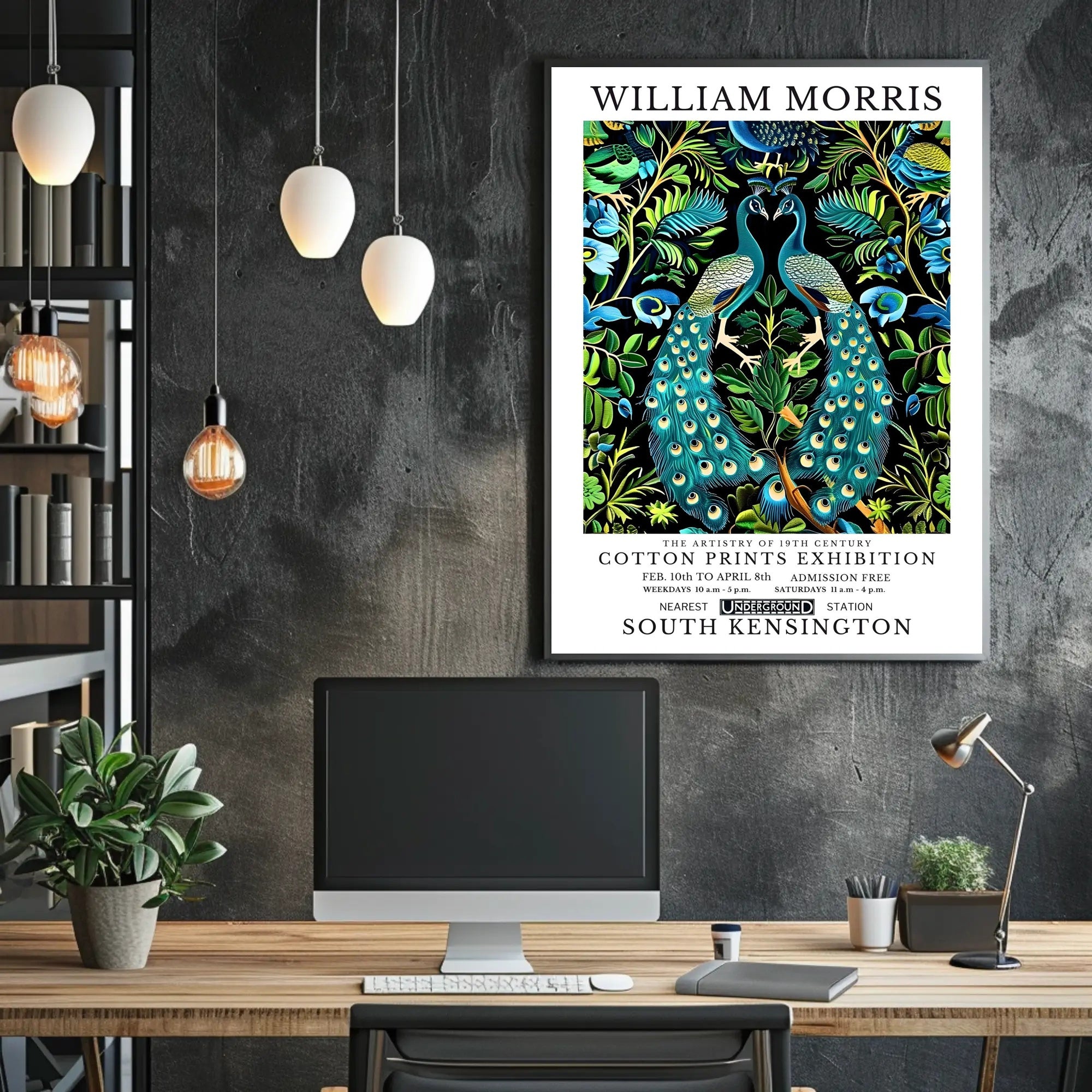 Cotton Prints Exhibition: Elegant Cultural or Heritage Poster
