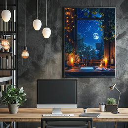 Mystical Tribal Fantasy Art Poster: Intense Colors PosterGoat