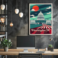 Washington DC Travel Poster