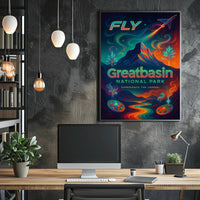 Fly to Great Basin National Park Poster