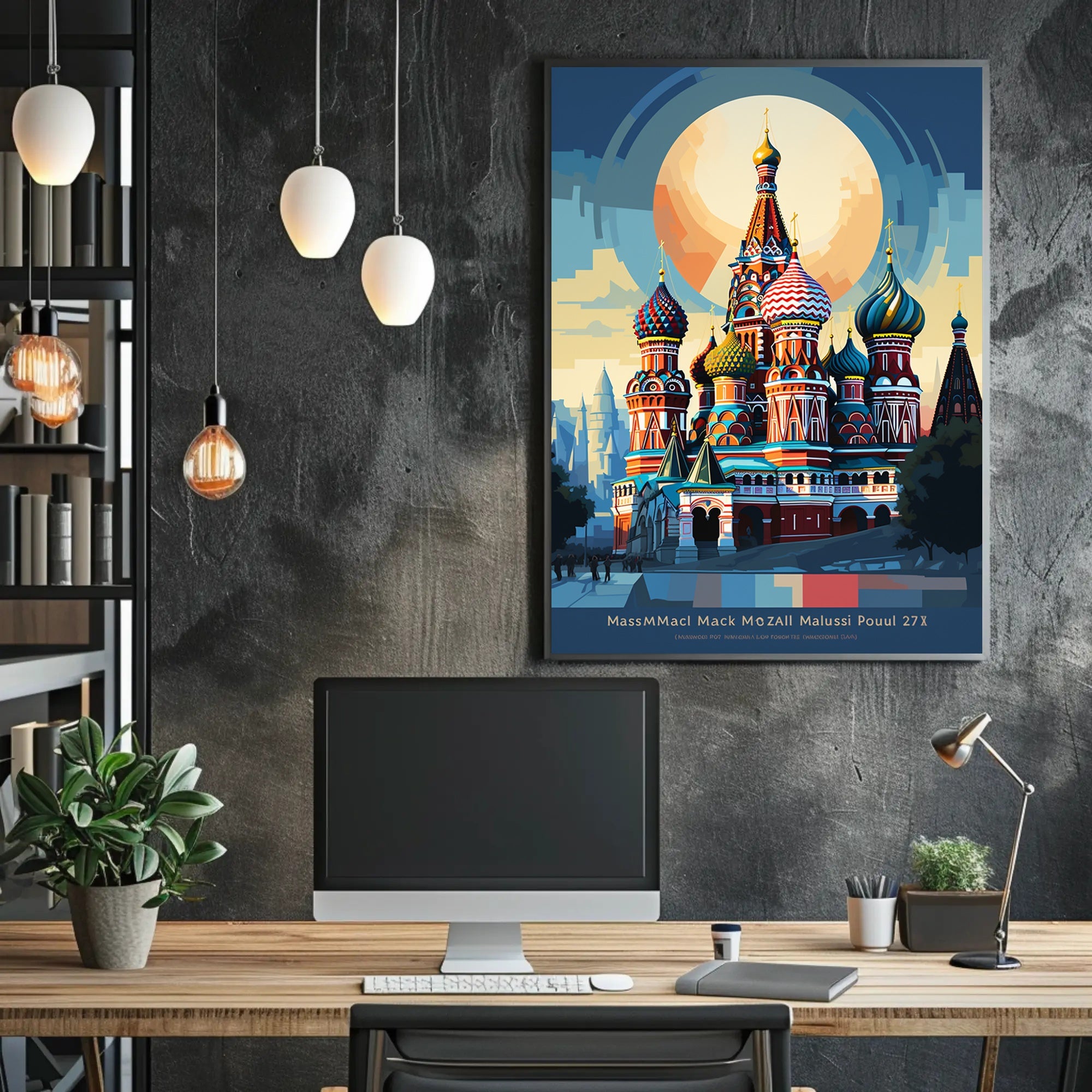Vibrant Domes Of St. BasilS Cathedral Poster