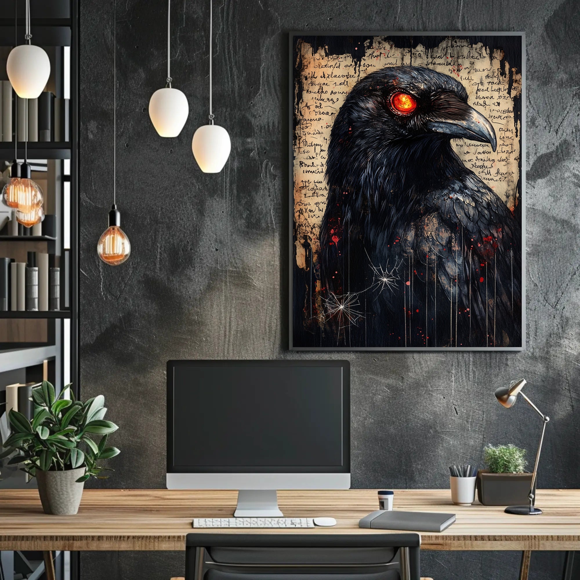 The Enigmatic Raven Poster