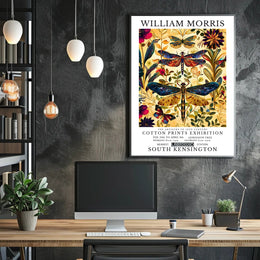 William Morris Inspired Exhibition Art Nouveau Poster