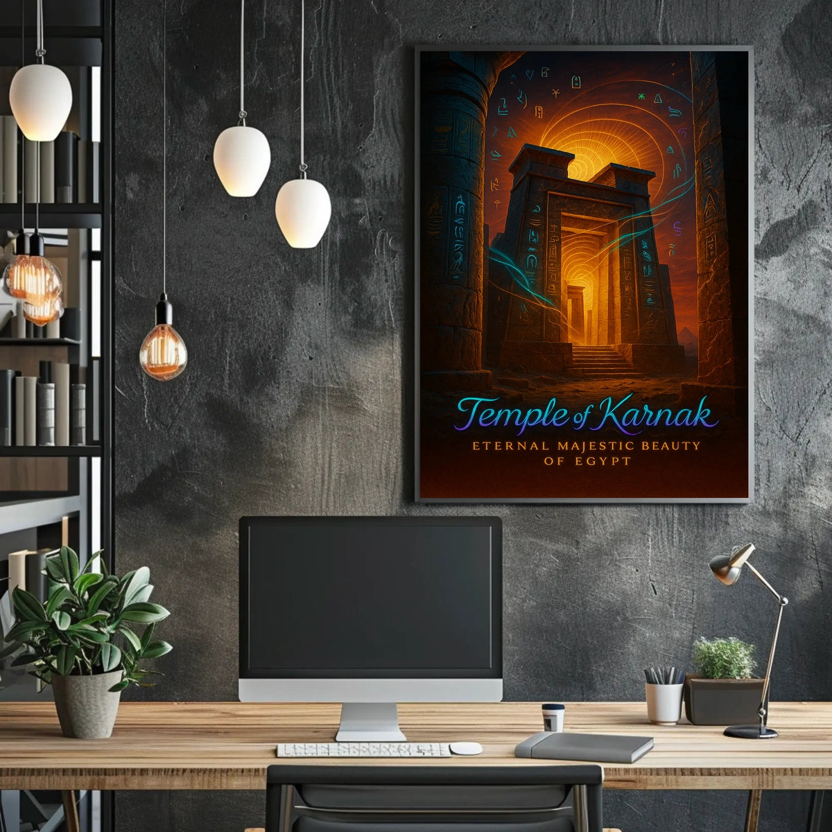 Temple of Karnak Eternal Majestic Beauty of Egypt Poster