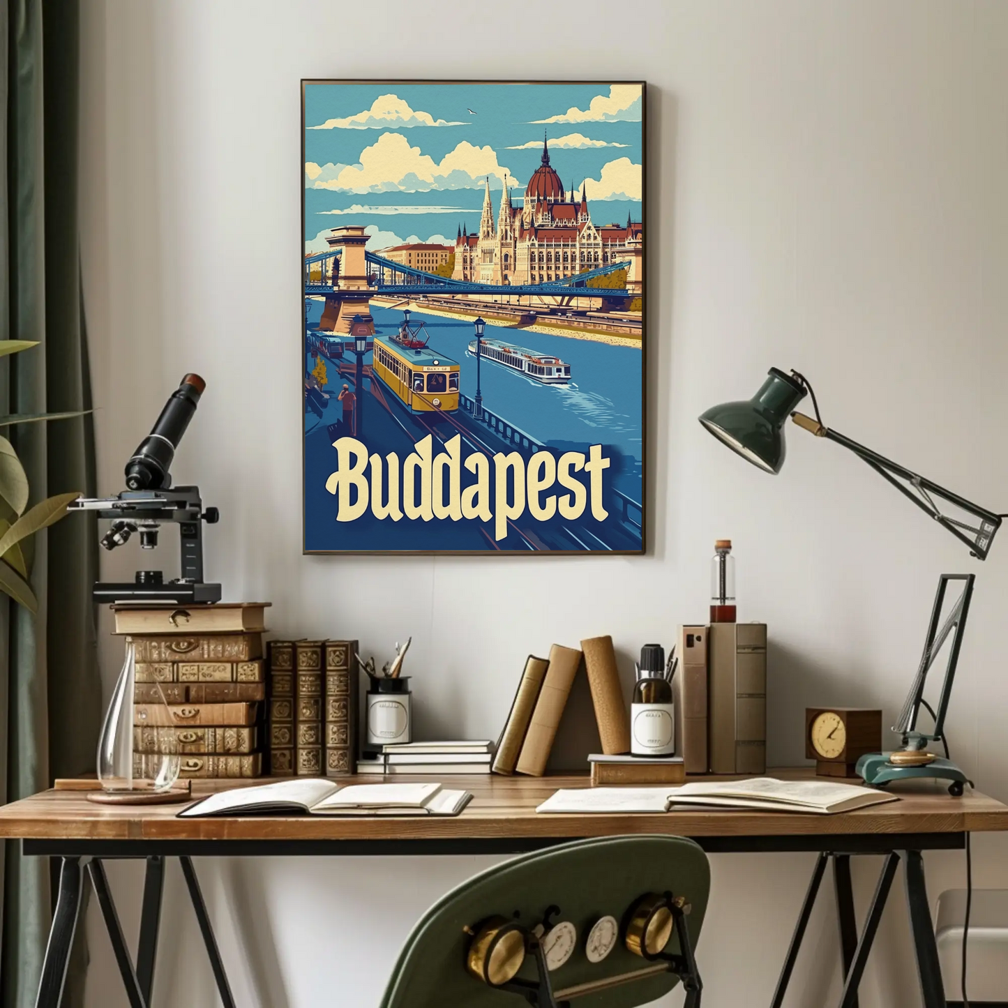 Budapest Cityscape Poster