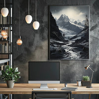 Majestic Mountain Landscape Poster