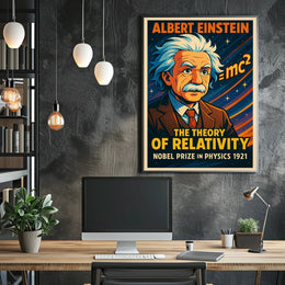 Albert Einstein Nobel Prize In Physics Poster
