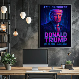 Donald Trump 47th President Poster