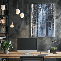 Winter Forest Serenity Poster