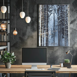 Winter Forest Serenity Poster