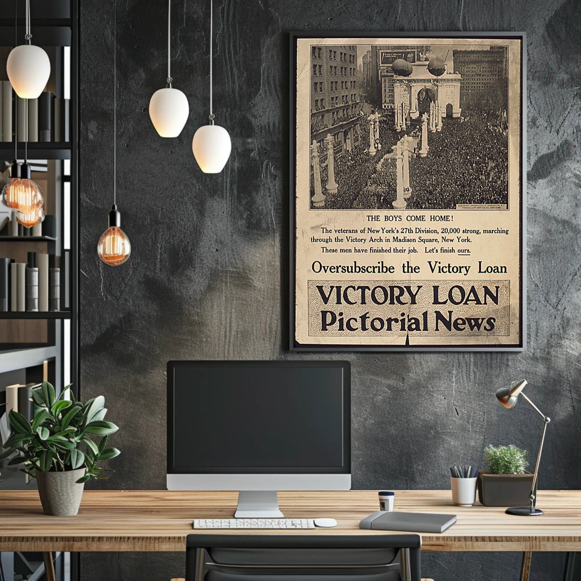 Madison Square Victory Arch: Celebrating Heroes, Historical Poster